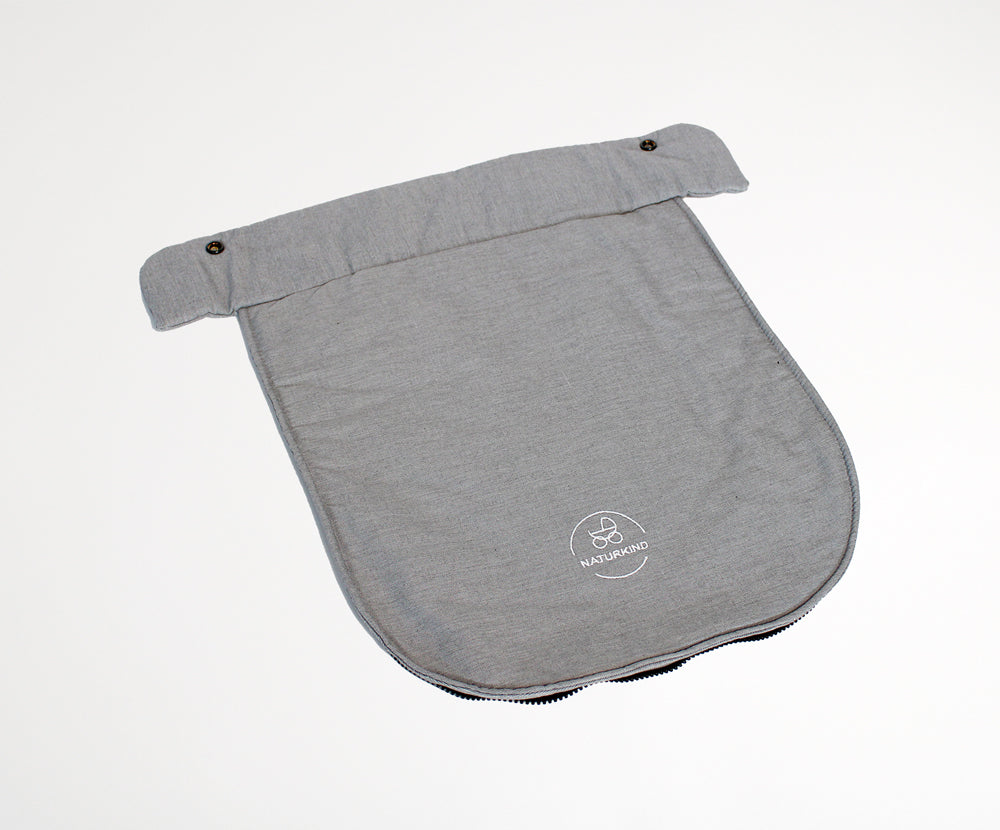 Naturkind Lux Babykorb Abdeckung Jade Bio-Stoff