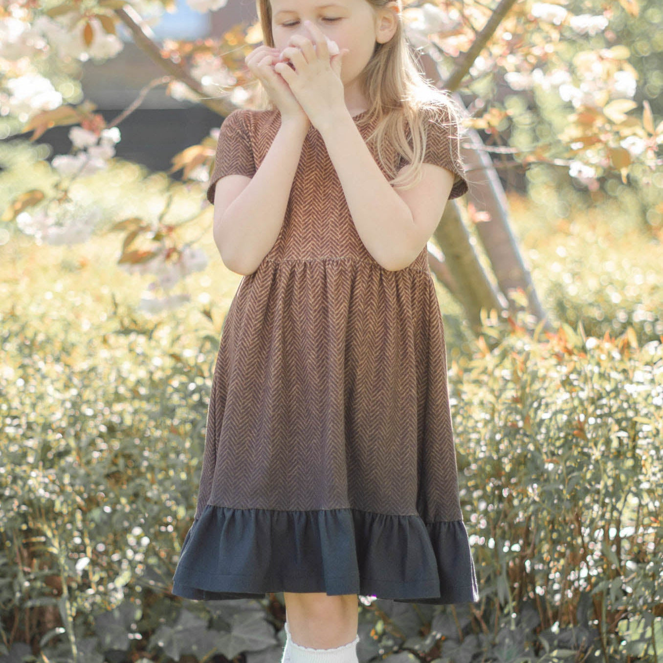 Moeve Design Marie-Louise mit Ärmel Kleid Gr. 86-158 Jersey