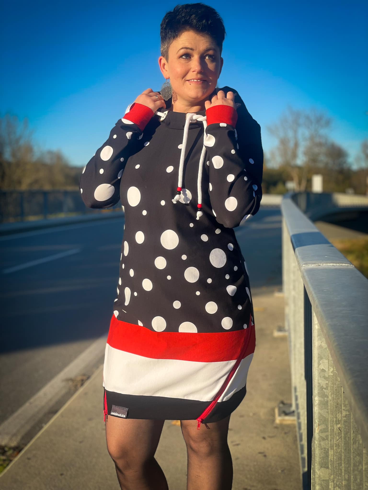 Schnittrebell Liora Hoodie Hoodiekleid Papierschnitt 34-54