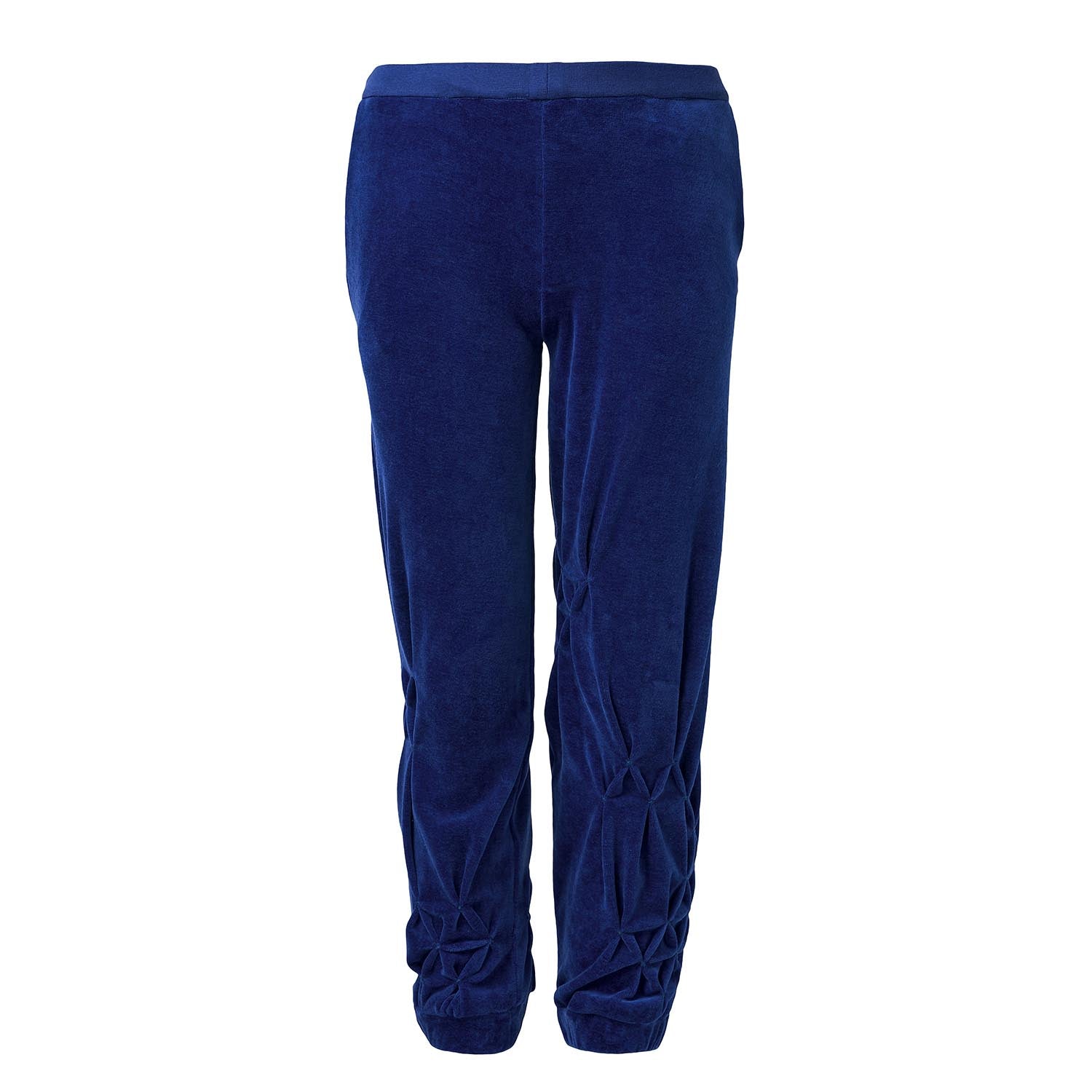 Infantium Victoria Blue Velvet Track Pants Jogginghose Blau 116 Samt