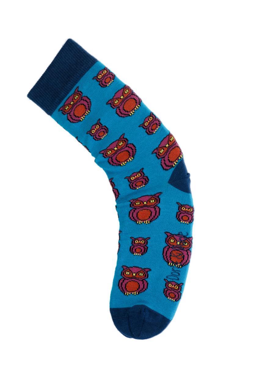 marlowe nature Owl Groß Socken turquoise 41-45 Bambus