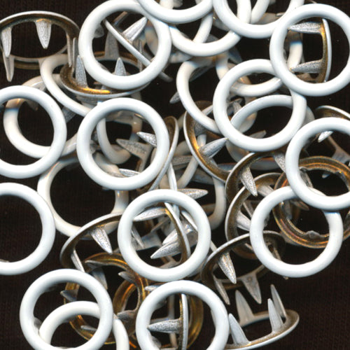 Kam Snaps Metal Snaps B3 Druckknöpfe weiß 50 Sets