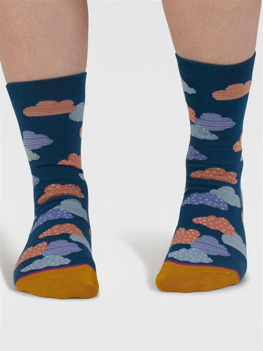 Marlowe Nature Oriane Weather Socken Bio coral orange