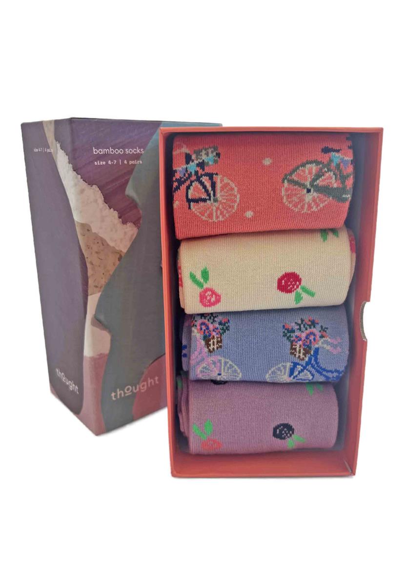 marlowe nature Rosette Floral Sockenbox 4 Paar multi