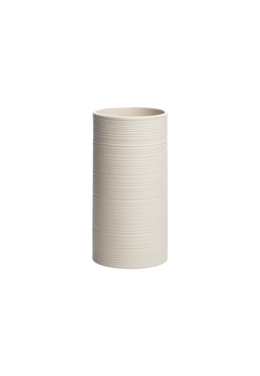 Marlowe Nature Vase vintage cream 7,5x7,5x15 cm Steingut