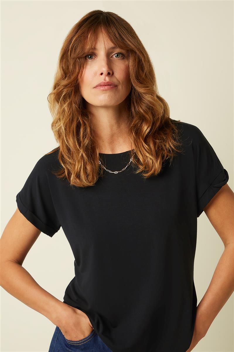 marlowe nature Aria Top Shirt schwarz Gr.M Modal