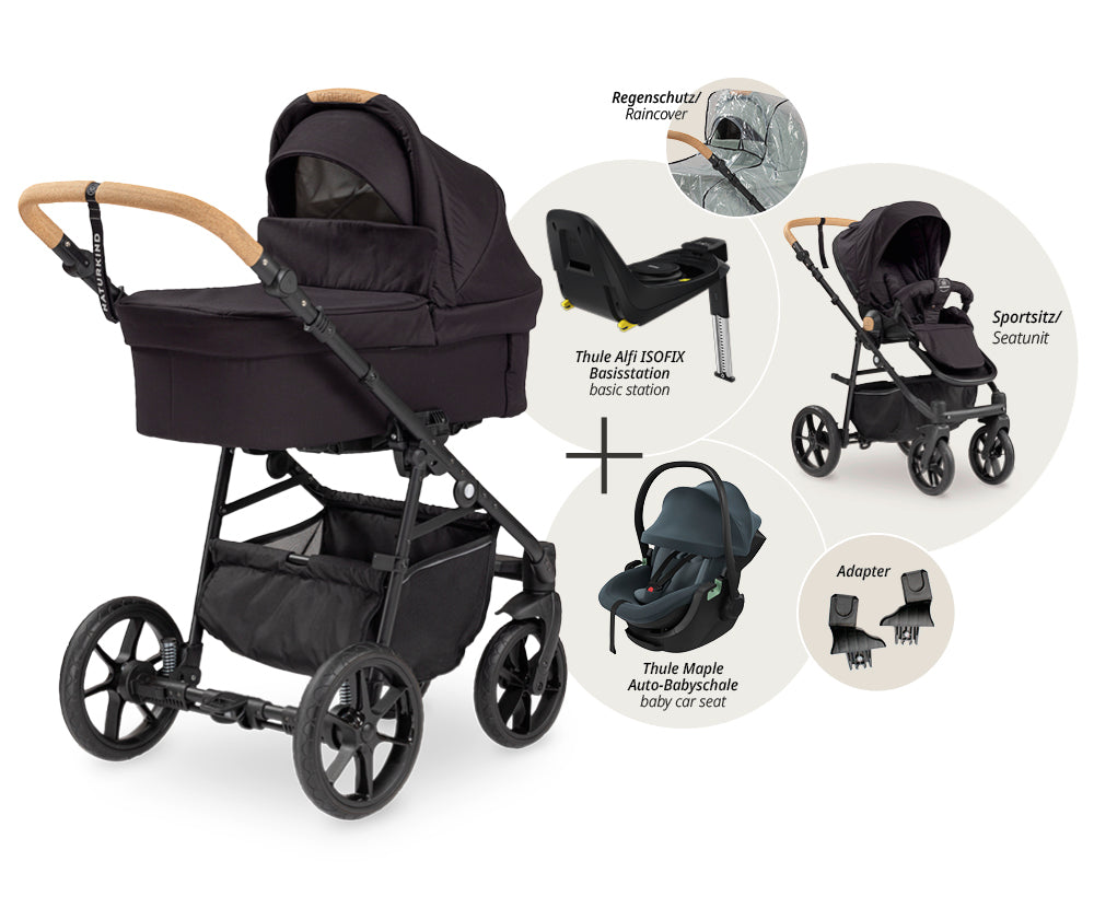 Naturkind Mads Set 4in1 Kinderwagen Creme