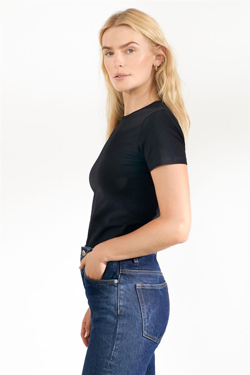marlowe nature Crew-Neck Slim T-Shirt weiß M
