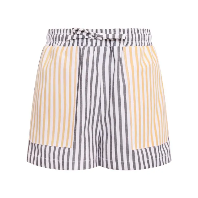 Infantium Victoria Striped Shorts Gestreift Gr.128 Bio-Popeline