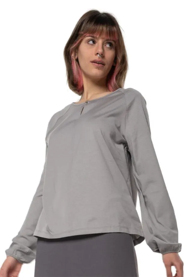 Marlowe Nature Raglan Blouse Blusenshirt dolphin Bio-Baumwolle