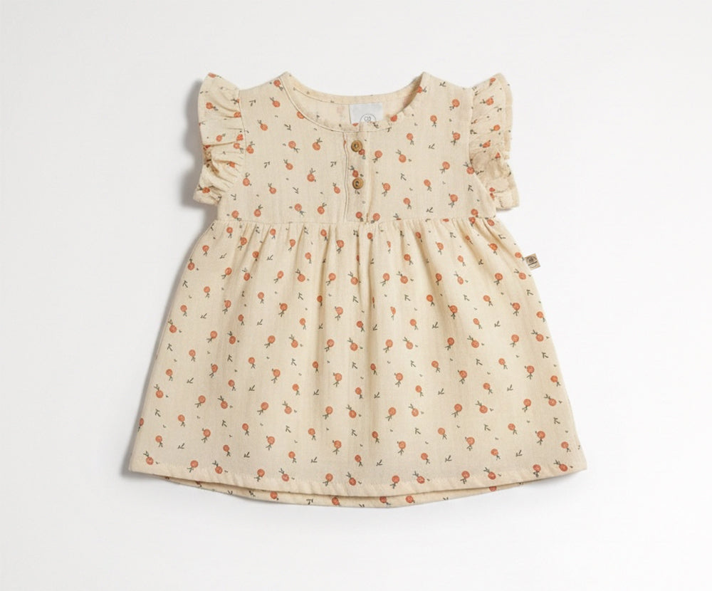 Naturkind Musselin Tunika Baby Tunika Navy 62/68 GOTS
