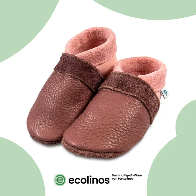 Pantolinos Ecolinos Barfußschuhe roseberry/rosa