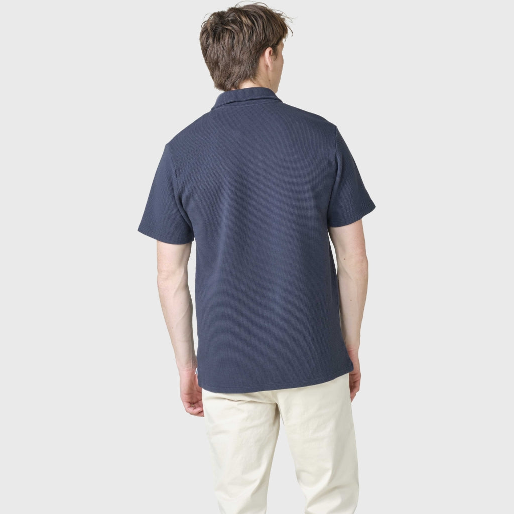 Marlowe Nature Banks Polo Tee navy M Bio-Baumwolle