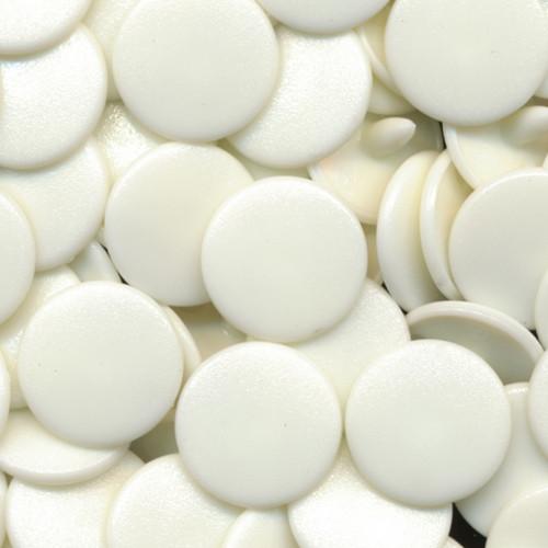 Kam Snaps B37 Creamy White Druckknöpfe 50 Sets matt