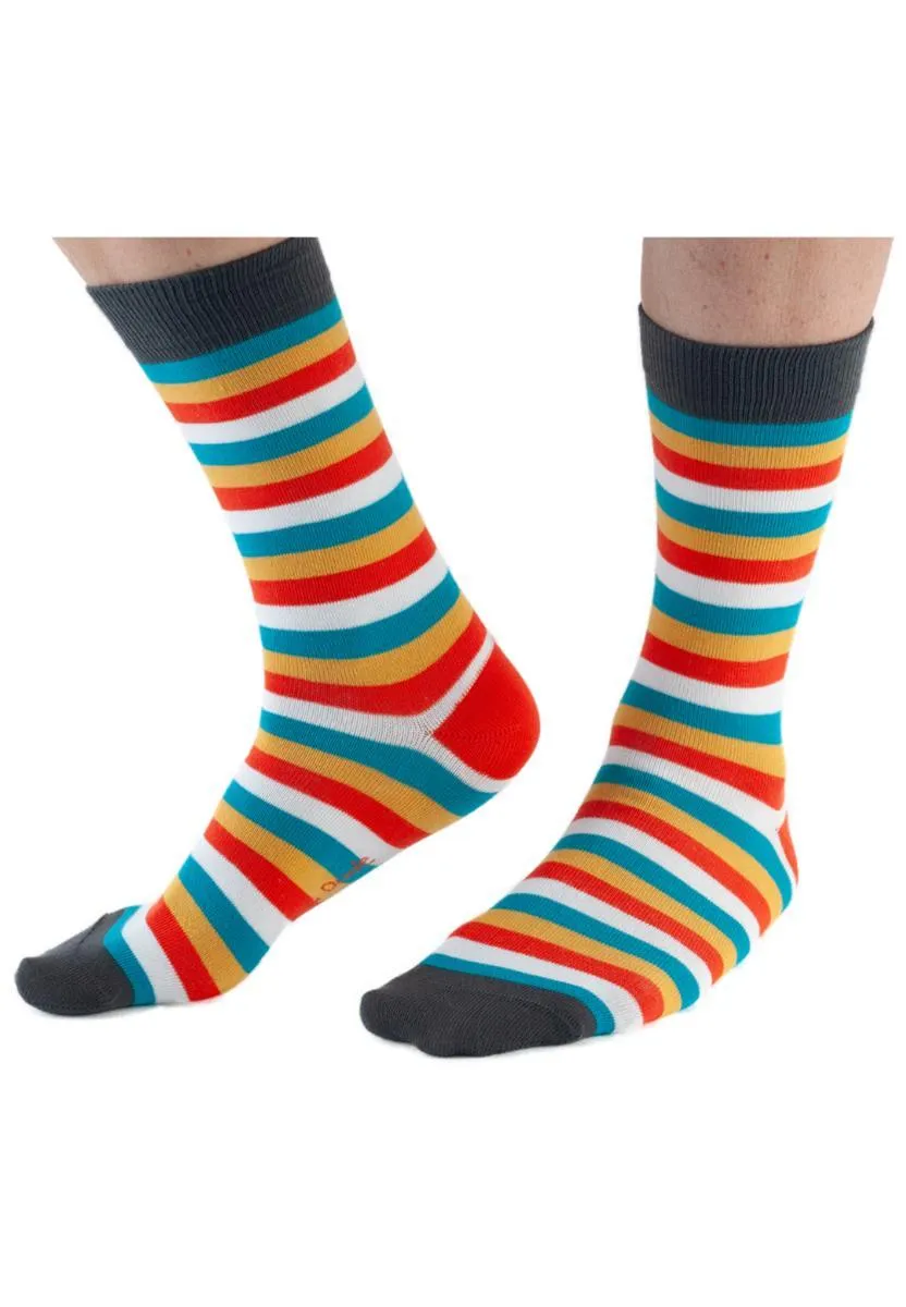 Marlowe Nature Stripe Klein Socken Bambus gold Gr.36-40