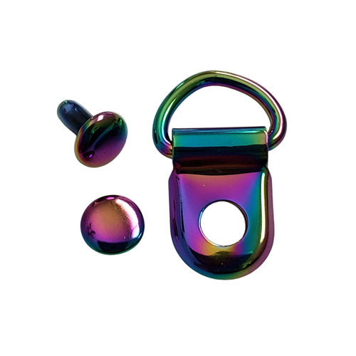 Kam Snaps Bag Hardware D-Ringe 10er Pack Silber 10mm