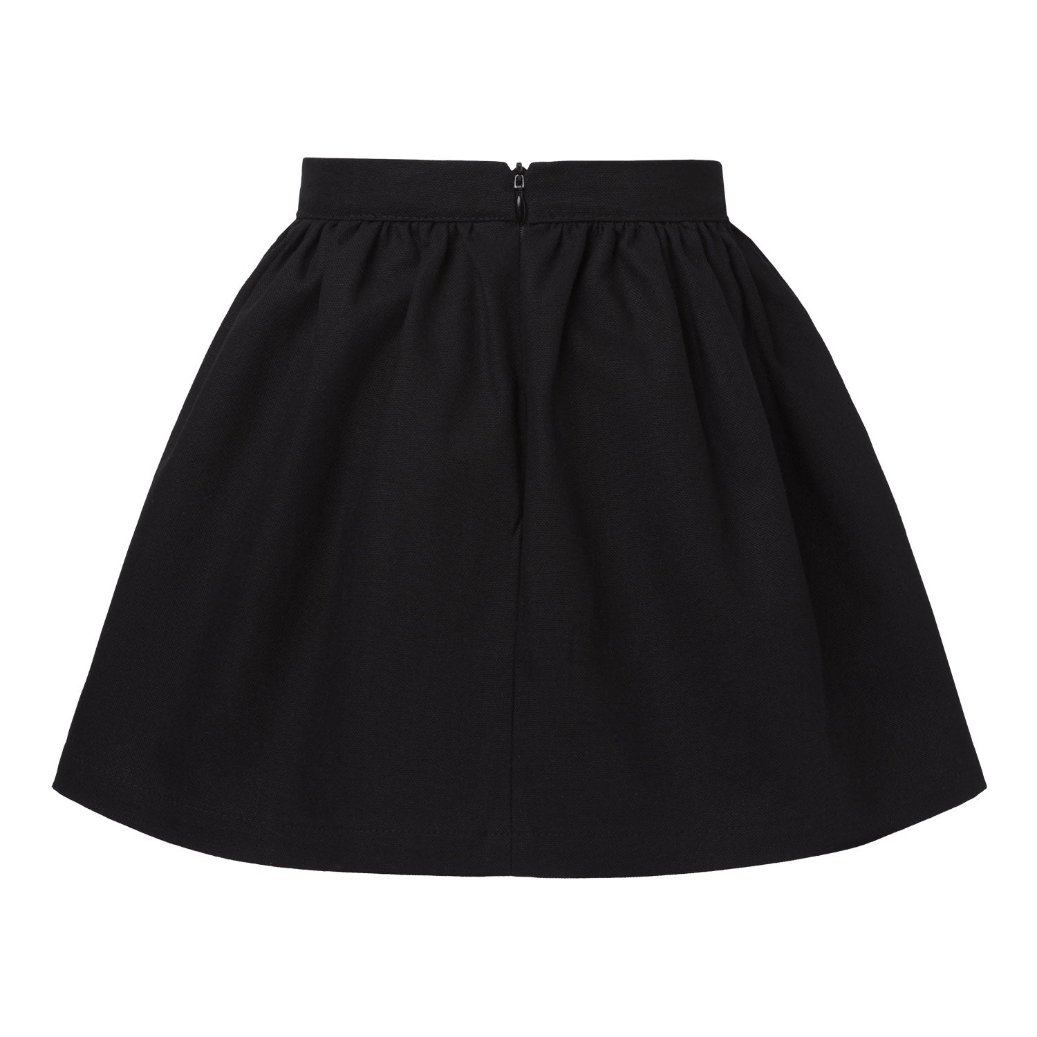 Infantium Victoria Black Cotton Canvas Rock Schwarz Baumwolle