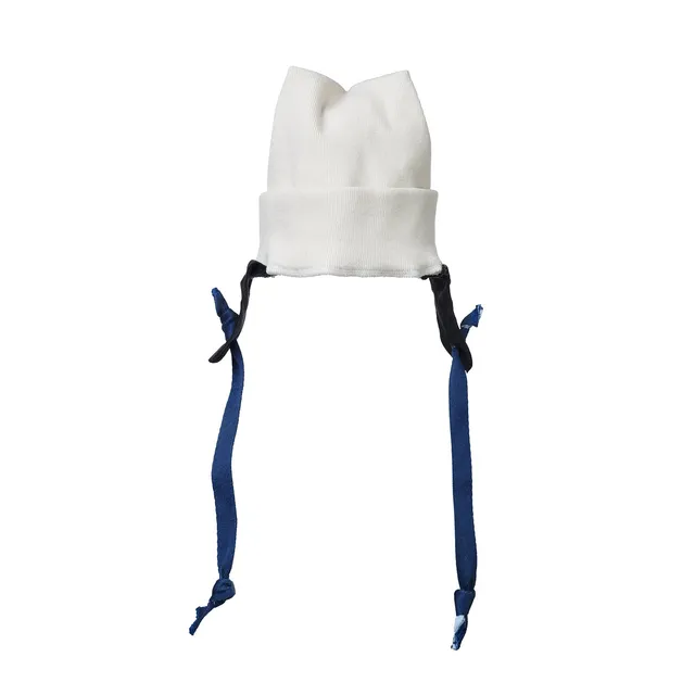 Infantium Victoria Beanie Kinder Mütze Off-White Baumwolle