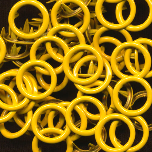 Kam Snaps B10 Sunset Yellow Metall-Druckknöpfe 25 Sets