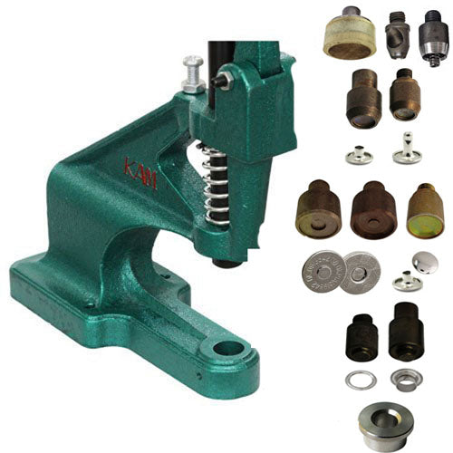 KAM Snaps Tools DK93 Tischpresse Taschen Bundle Nieten Ösen Set