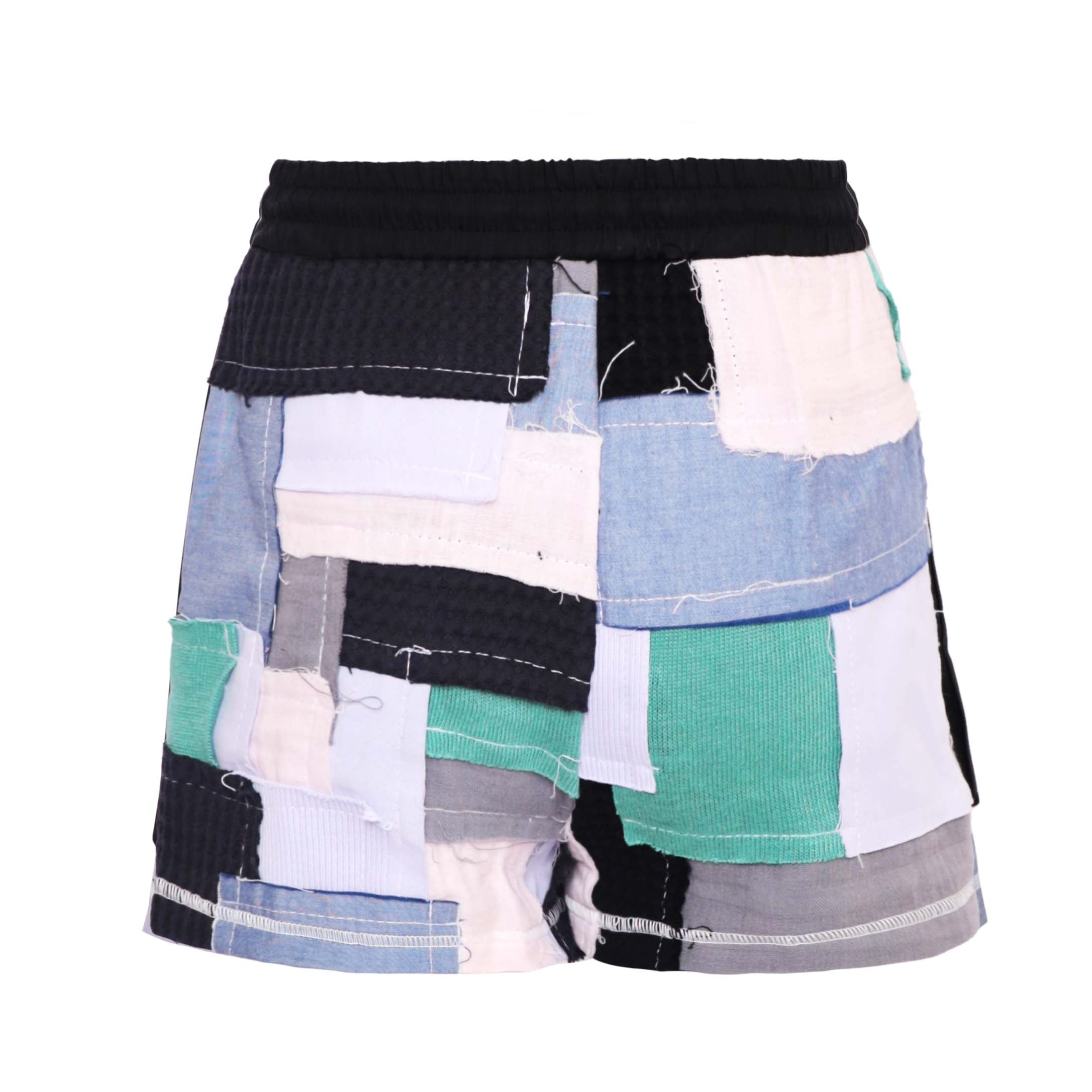 Infantium Victoria Zero Waste Patchwork Shorts Bio-Hanf