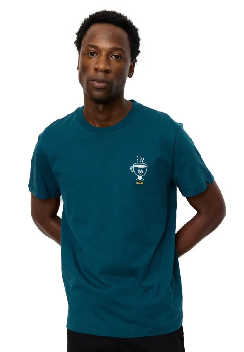 Marlowe Nature Agave Moin T-Shirt Deep Teal Bio