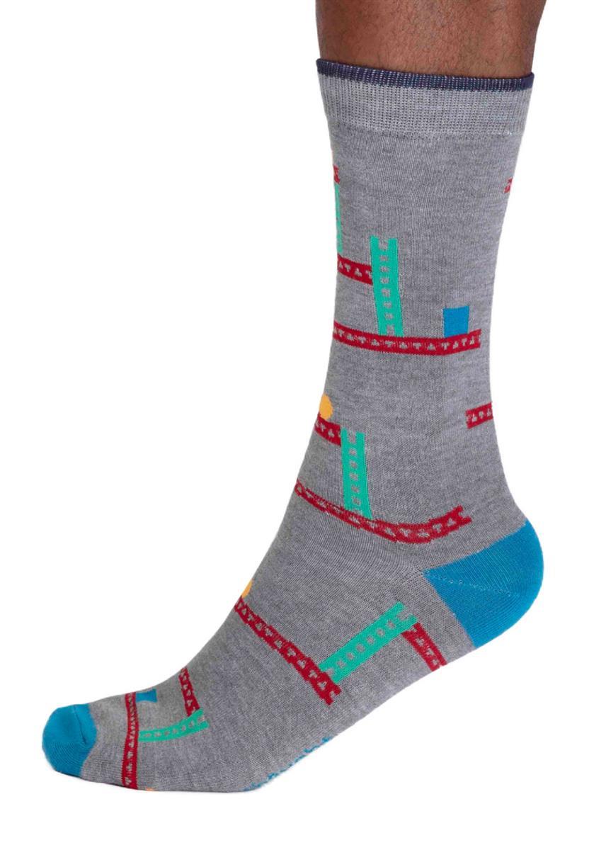 Thought Lucas Bamboo Arcade Socken Grey Marle 41-46