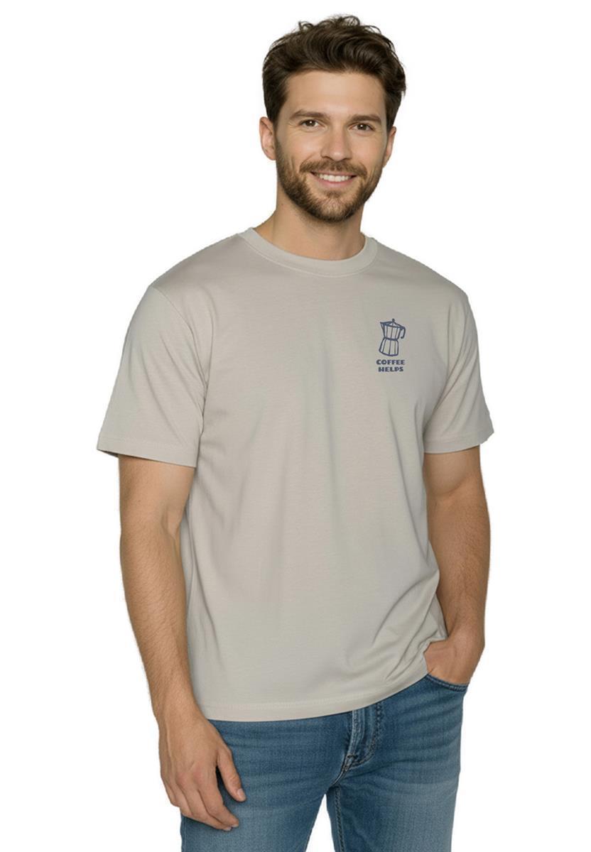 marlowe nature Espresso Fusion Shirt sandstone S Bio-Baumwolle