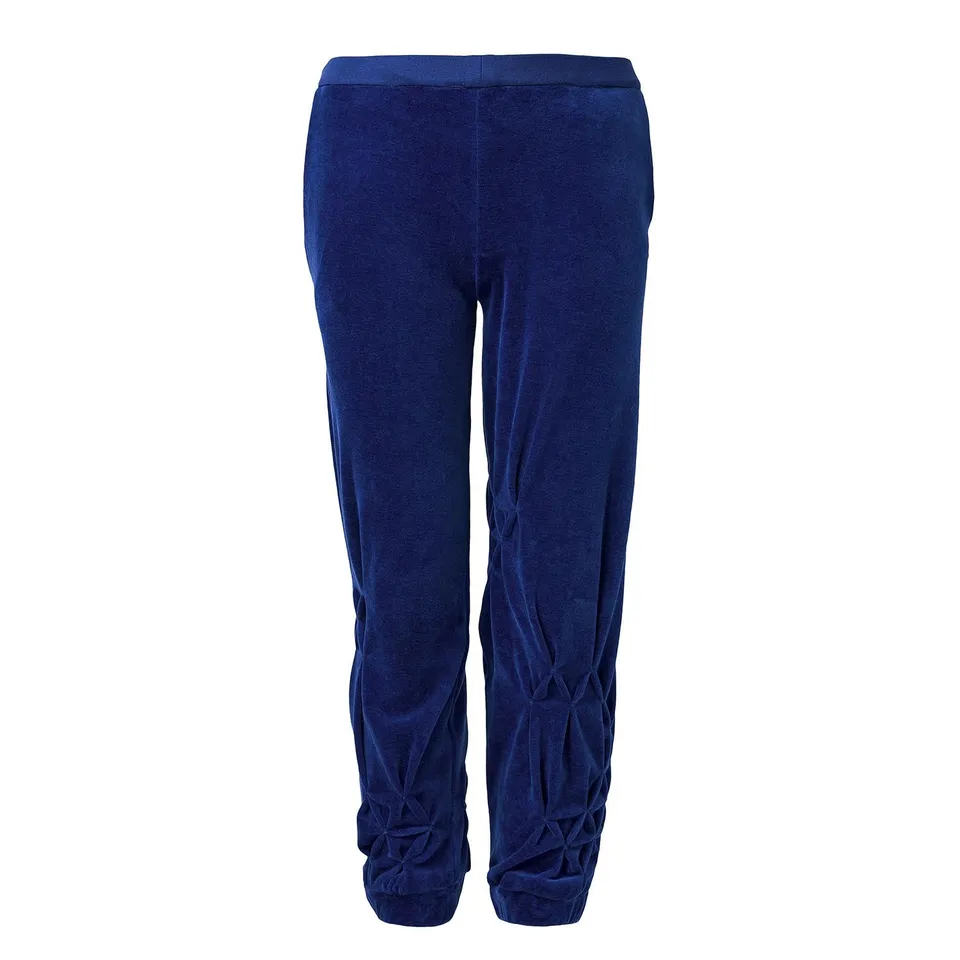 Infantium Victoria Blue Velvet Track Pants Jogginghose Blau 116 Samt