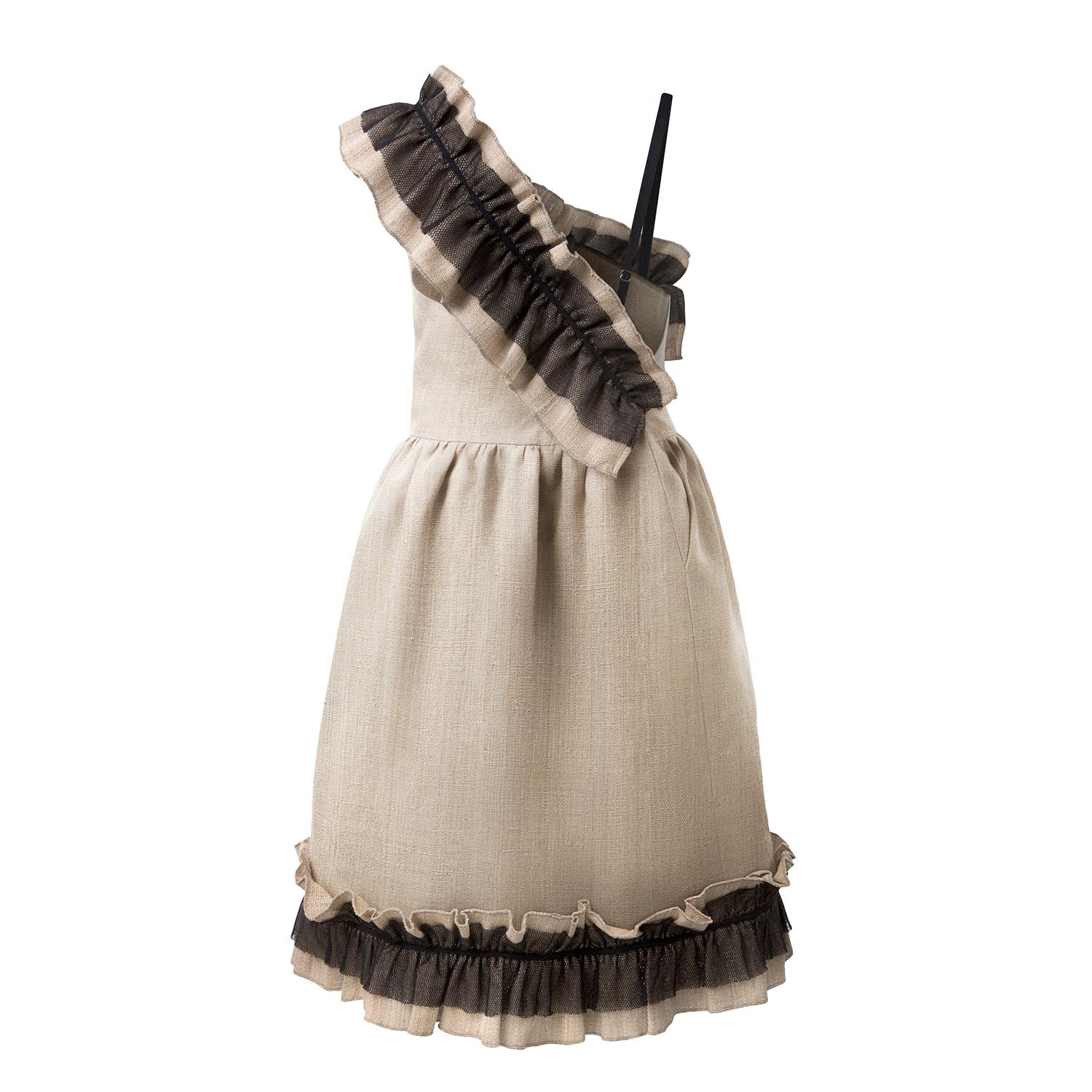 Infantium Victoria Lotus Silk Dress Festkleid Beige Pflanzenseide limitiert
