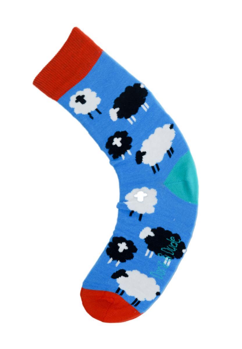 marlowe nature Sheep Klein Socken blau-grün 36-40 Bambus