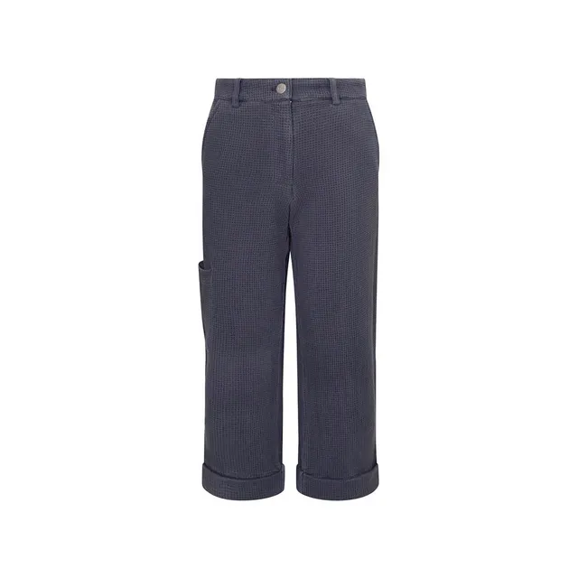 Infantium Victoria Waffle Hose Grau Bio-Baumwolle verstellbar