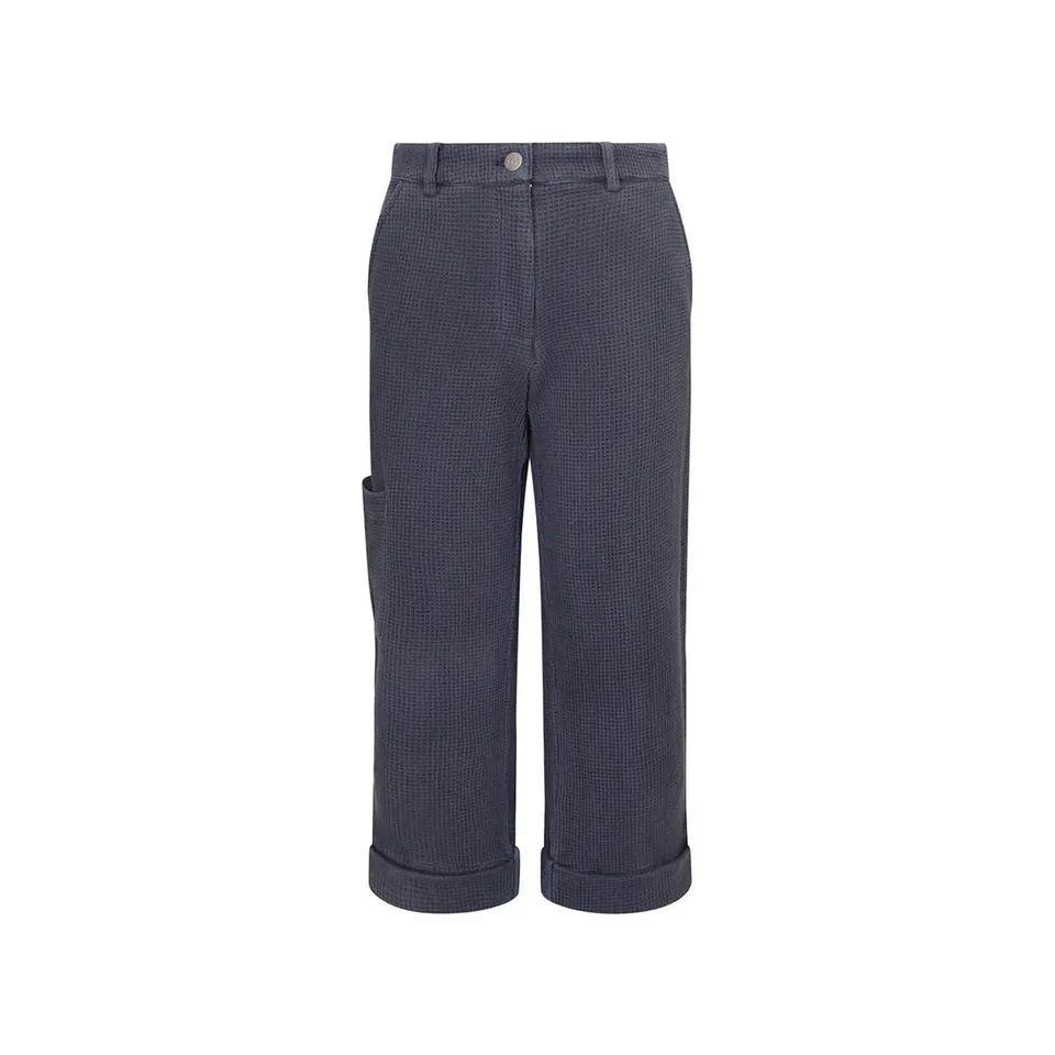 Infantium Victoria Waffle Hose Grau Bio-Baumwolle verstellbar
