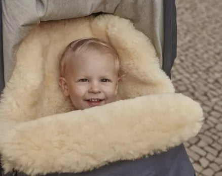 Naturkind Emil Slim Winter Set Lammfell Fußsack