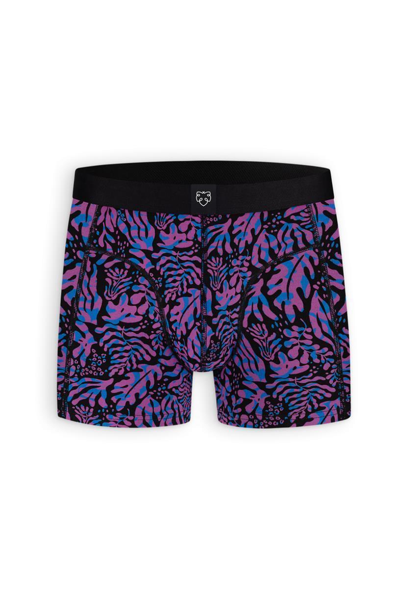 marlowe nature Boxer Brief Unterhose black trouts M Bio-Print