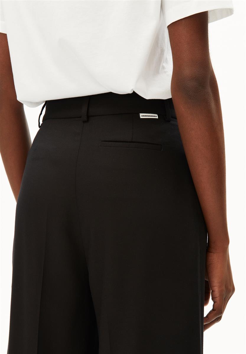 marlowe nature Kaayua Pant Hose schwarz weites Bein