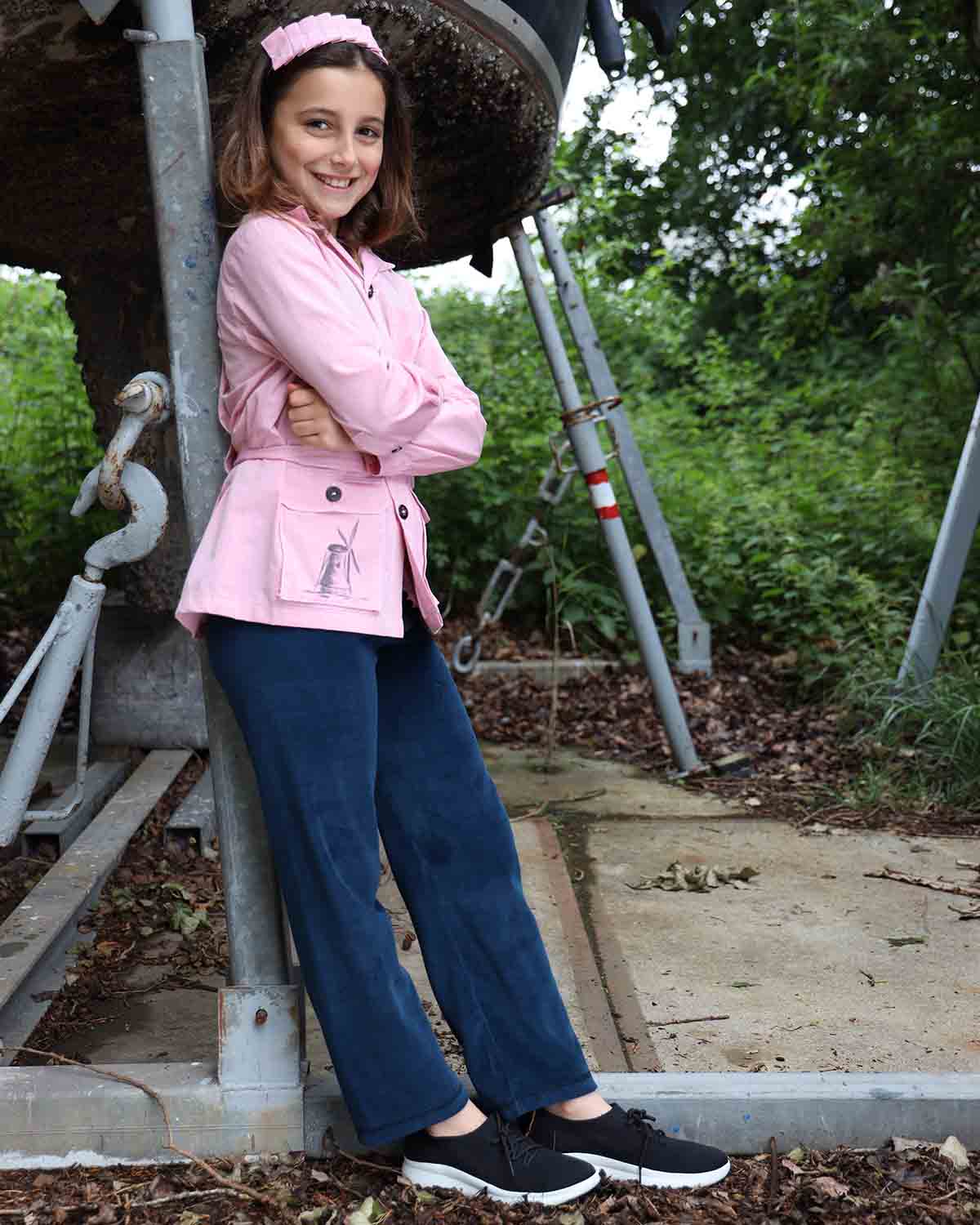 Infantium Victoria Royal Blue Samthose Kinder Gr. 116