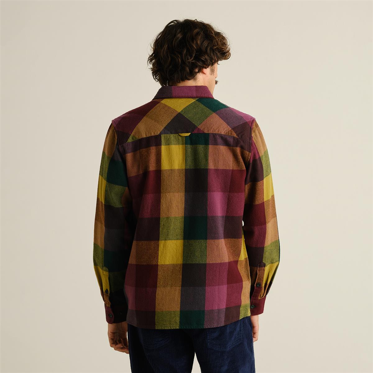 Marlowe Nature Rute Flanellhemd Multi Color Bio-Baumwolle