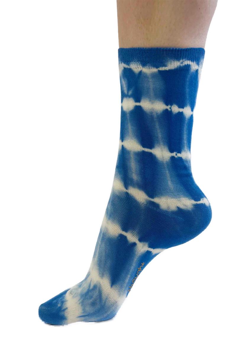 Marlowe Nature Ana Tie Dye Bambus Socken sea blue 37-41