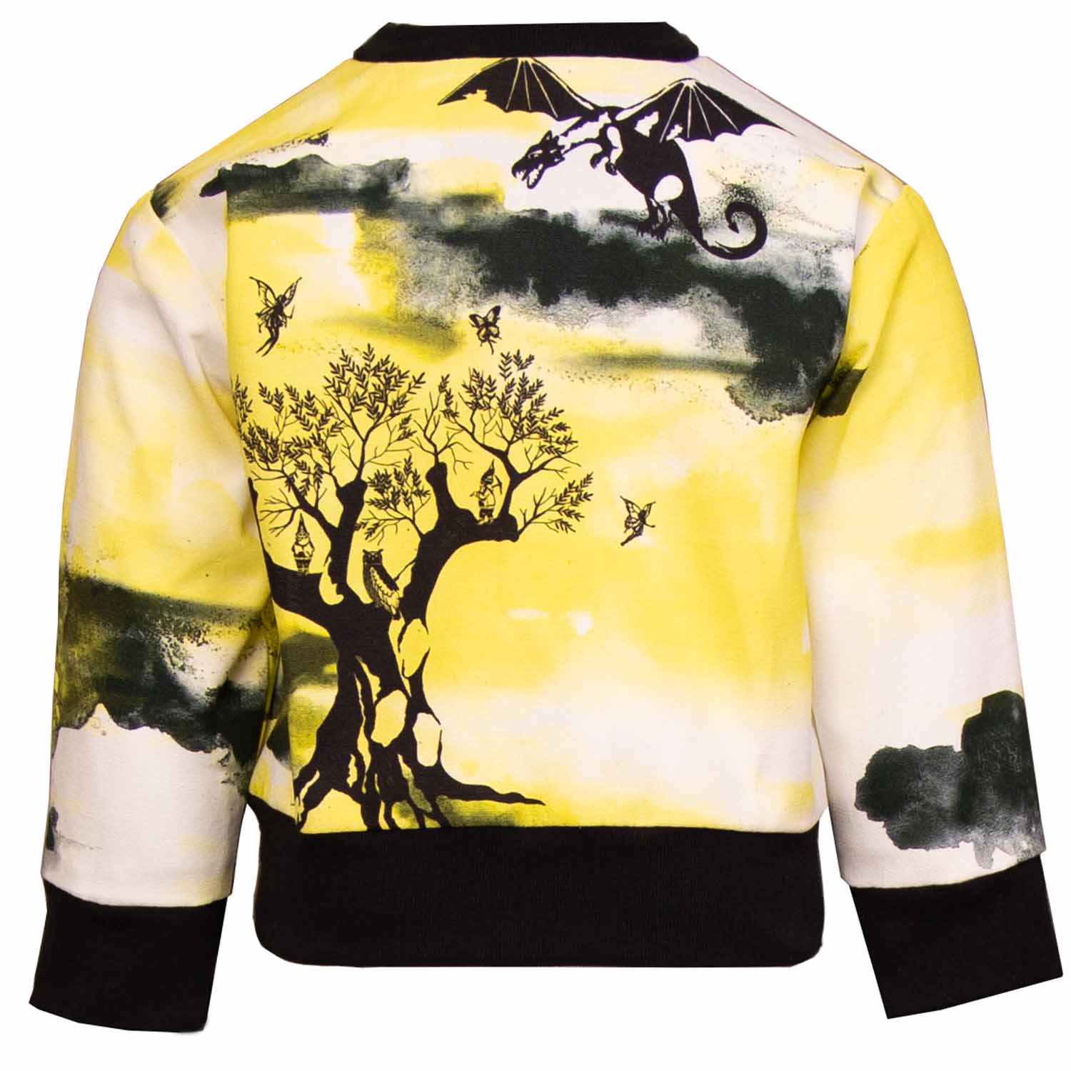 Infantium Victoria Babyjacke Print schwarz-weiß 80-92 Bio