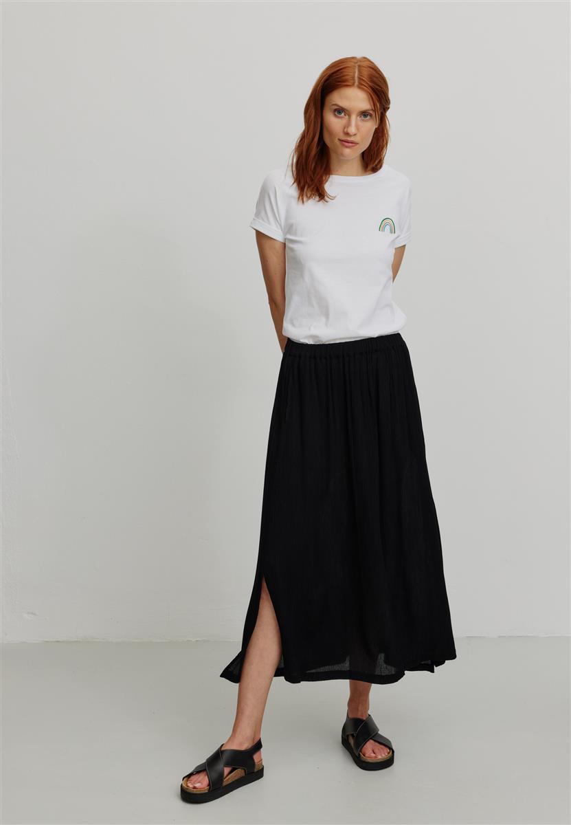 recolution Rock Peach Rock black Crinkle Viskose