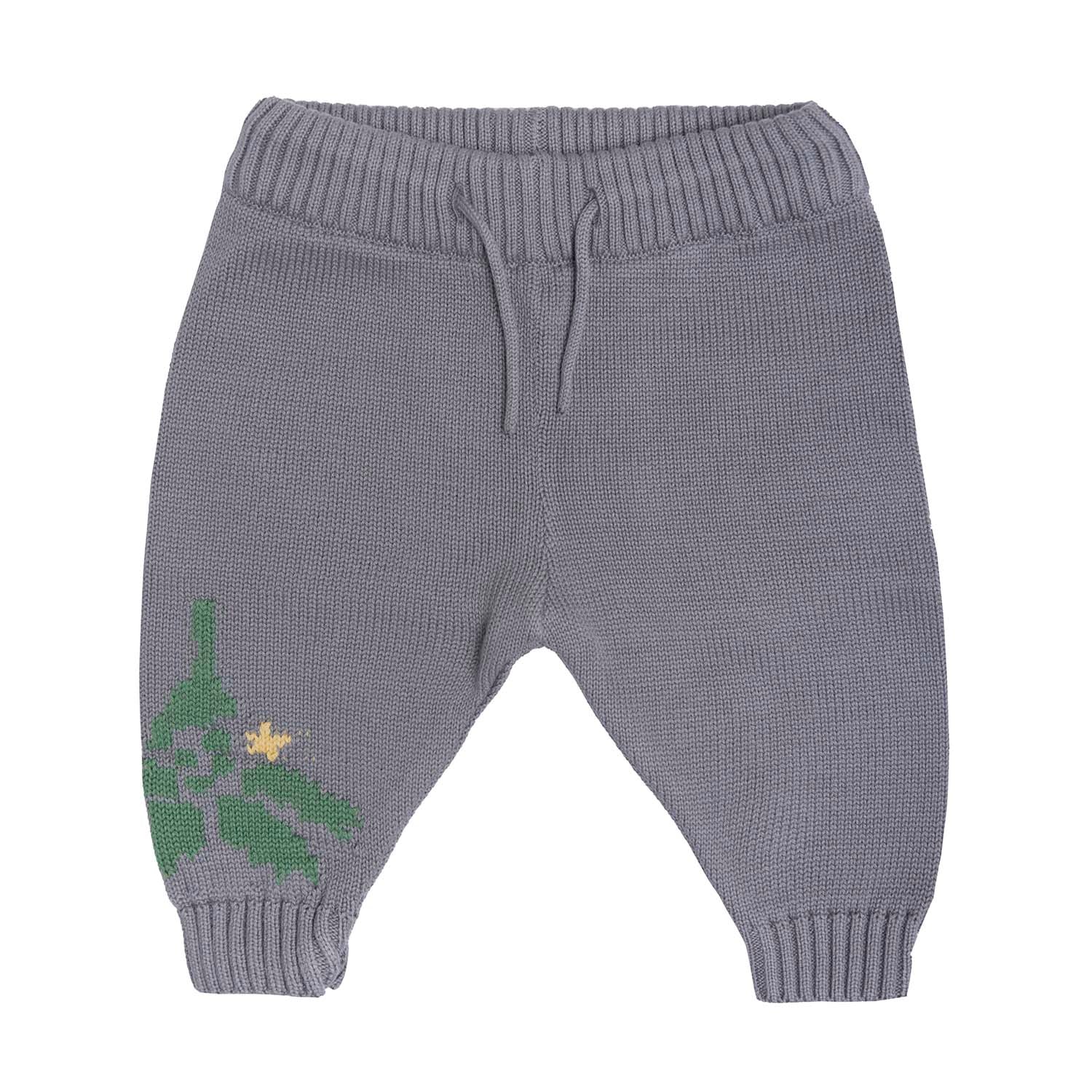 Infantium Victoria Baby Leggings Grau Bio-Baumwolle Gr 80