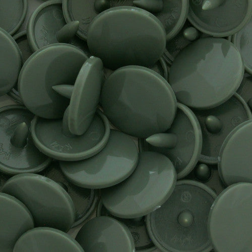 Kam Plastic Snaps B09 Druckknöpfe Olive Gray 1000 Sets