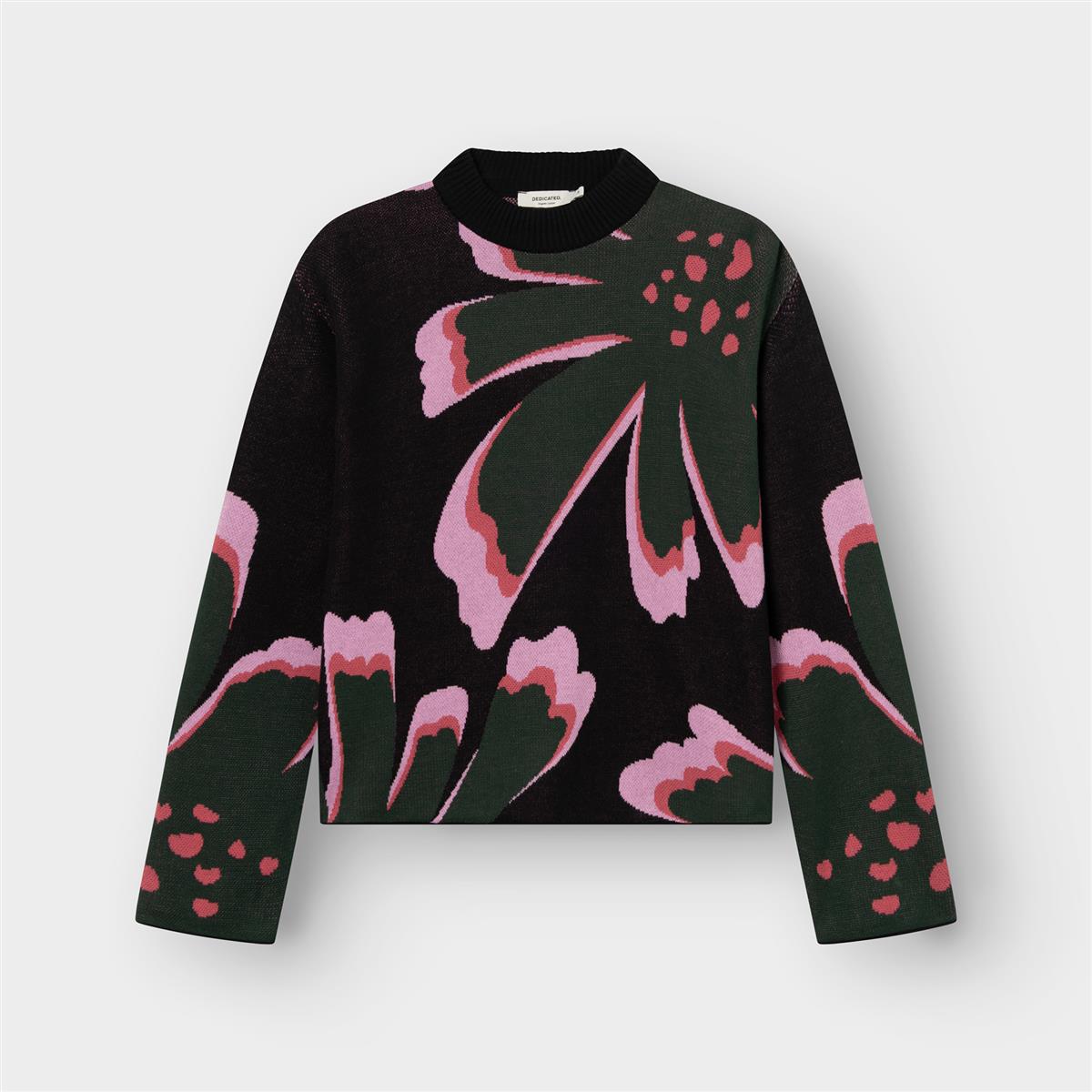 Dedicated Limhamn Big Bloom Pullover multi color Bio