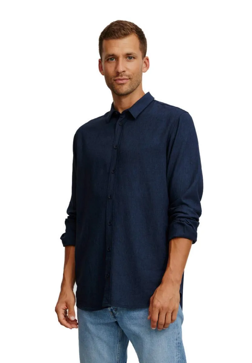 Marlowe Nature Nutmeg Hemd khaki Leinen EcoVero Gr. S-XL