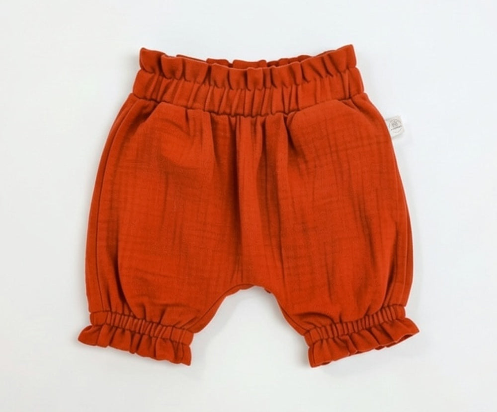 Naturkind Musselin Shorts Baby GOTS Bio-Baumwolle Sommer