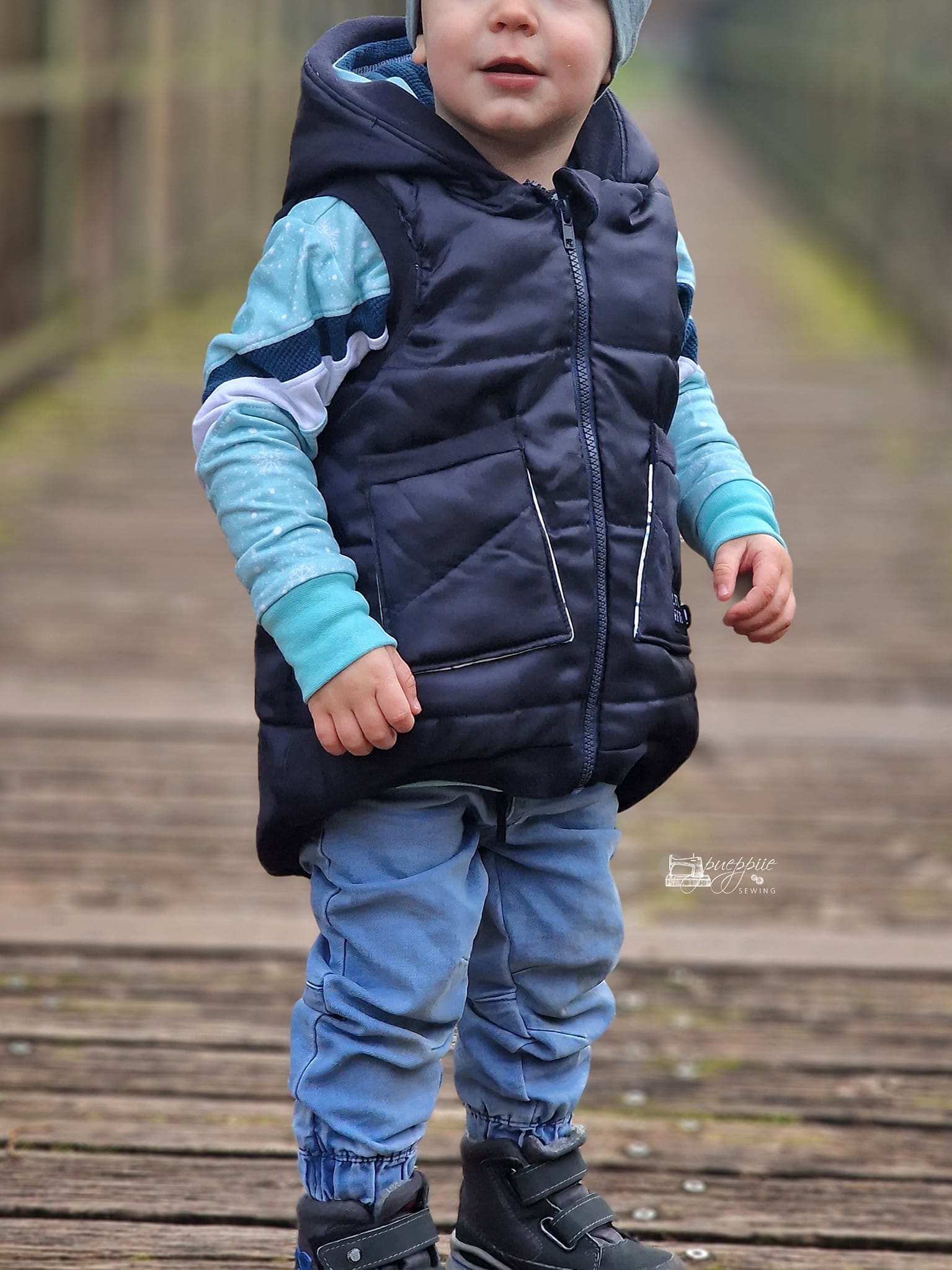 Schnittrebell Finch Kids Weste Schnittmuster 92-164