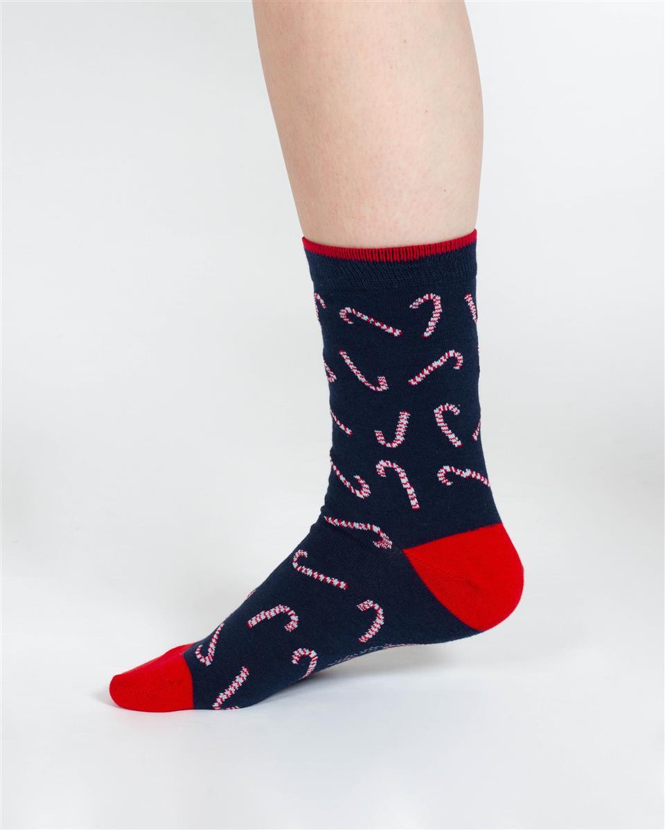 Thought Christmas Candy Cane Sockenbox 4 Paar Bambus