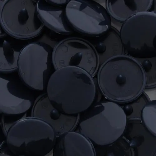 Kam Snaps Plastic Snaps Druckknöpfe B02 Midnight Navy Bulk