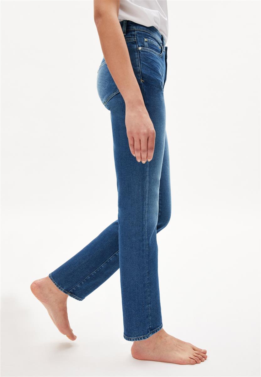 Marlowe Nature Carenaa Jeans cenote Highwaist Bio-Baumwolle